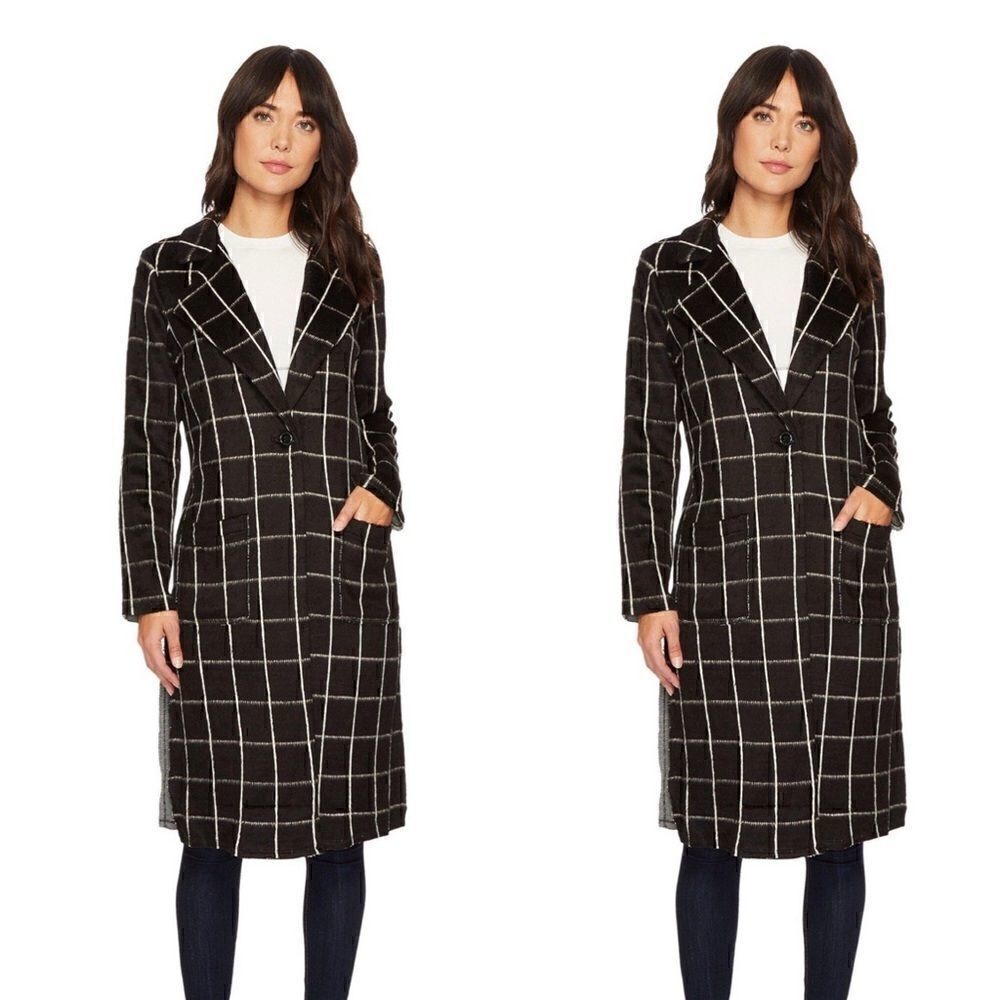 MICHAEL STAR Plaid Coating Long Sleeve